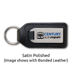 Large Medallion Leather Keyrings